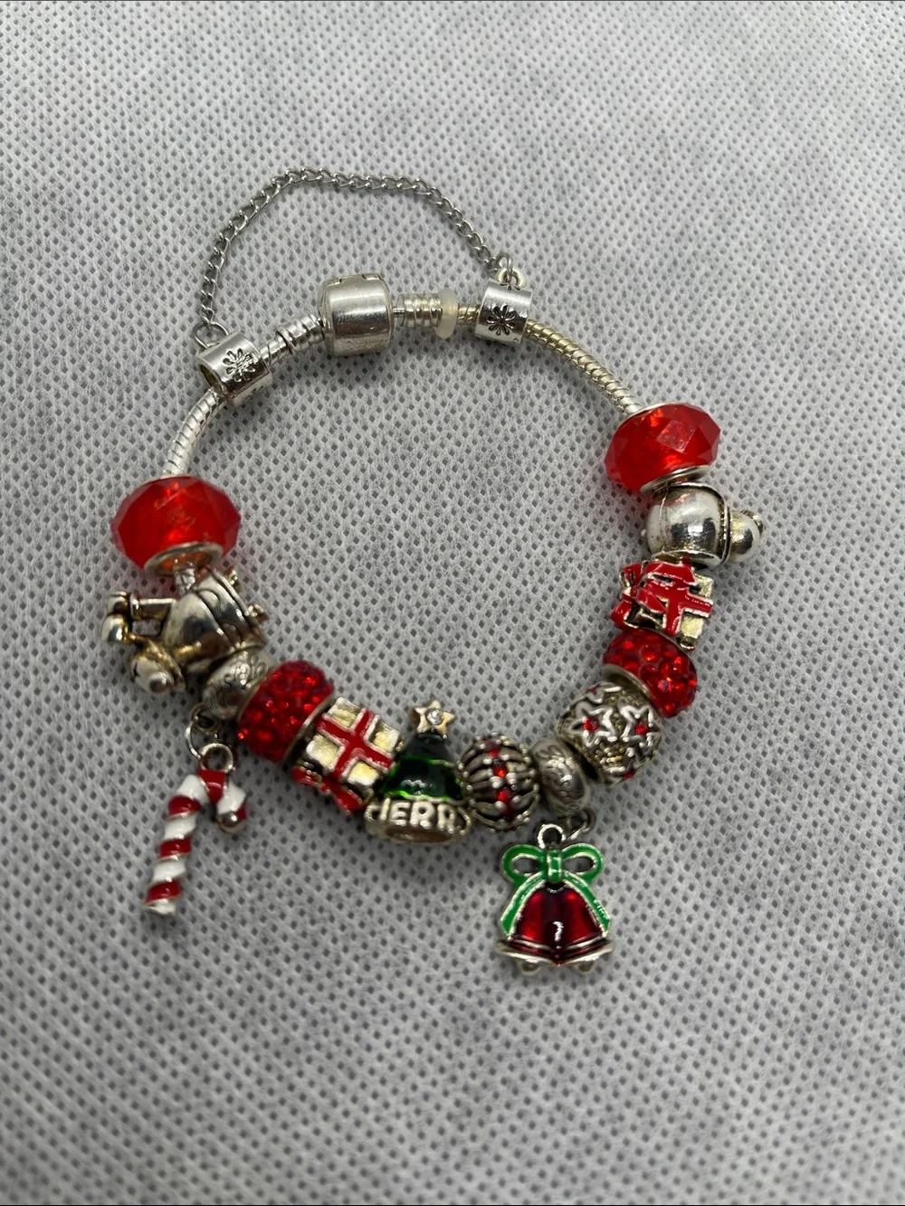 Christmas charm bracelet